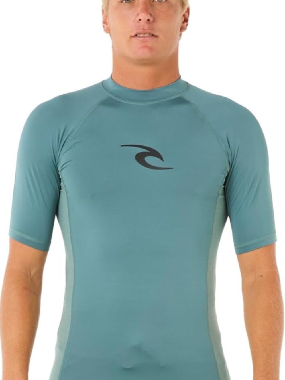 Rip Curl Men’s Short Sleeve Rash Guard Tee - Teal